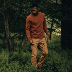 Taylor Stitch Rust Crewneck Sweater